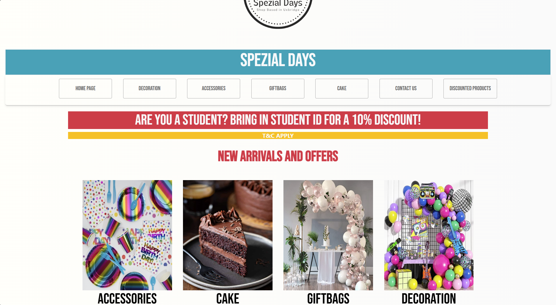 Spezial Days Website